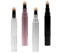SUPVOX 4pcs 5ml Rotating Blusher Holder Empty Dispenser Liquid Foundation Tube Refillable Bottles Convenient to Carry and Easy to Use for Travel Cosmetic Bag