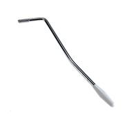 SUPVOX 4pcs 5mm/6mm Electric Guitar Tremolo Arms White Handle Single Whammy Bar Vibrato Crank Lever Compatible Style for Electric Guitars