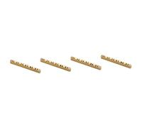 SUPVOX 4pcs Acoustic Guitar Nut Professional Brass String Nuts Replacement for Guitar Ukulele Banjo Mandolin
