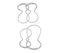 SUPVOX 4pcs Adjustable Metal Finger Picks for Guitar Banjo Ukulele Durable Thumb Picks with Excellent Sound Transmission Versatile for Fingerpicking Strumming Techniques