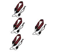 SUPVOX 4pcs Adjustable Saxophone Neck Strap Comfortable and Portable Sax Strap Unique Printed Design for Alto Sax Clarinet and Woodwind Instruments