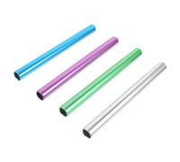 SUPVOX 4pcs Aluminum Alloy Relay Baton with Electroplated Smooth Surface for Field Race and Track Running Durable Energy Transfer Sticks for Outdoor Athletics Teams and Athletes
