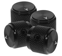 SUPVOX 4pcs Aluminum Alloy Volume Knob for Guitar Bass Precision Control Caps for Electric Guitar Accessories