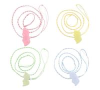 SUPVOX 4pcs Angel Wings Small Animal Harness Adjustable Ergonomic Vest for Hamsters Squirrels Chinchillas Rats Outdoor Walking Blue Yellow Green