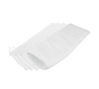 SUPVOX 4pcs Aquarium Filter Bags Fish Tank Filtration Pouches 19x45cm High-density White Cotton Mesh for Wet-dry Separation Efficient Water Purification