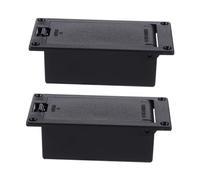 SUPVOX 4pcs Battery Box for Guitar and Bass Pickup Active Guitar Battery Compartment and Bass Players