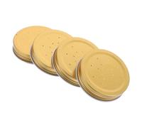 SUPVOX 4pcs Bee Watering Station Beekeeper Supplies Tools for Beekeeping, Iron Material with Wide Compatibility and User-friendly Operation, Golden Colour, 2.87x2.87x0.59in Size, for Hive