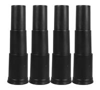 SUPVOX 4pcs Black Plastic Dust Covers for Chair Gas Lift Cylinder with Threesection Design Easy Installation Versatile Use Office Chair Accessories