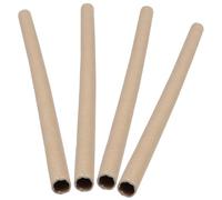 SUPVOX 4pcs Blank Paper Tubes Thick Cardboard Crafting Cylinders 5.7cm Inner Diameter 3mm Wall Poster Packing Tubes for DIY Art Projects and Fishing Pole Accessories