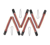SUPVOX 4pcs Bohemian Style Ukulele Strap Adjustable Cotton Guitar Accessory with Fine Weaving Craftsmanship Comfortable Fit for Banjo and Ukulele Performance