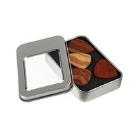 SUPVOX 4pcs Boxed Natural Basswood Guitar Picks Multipurpose Folk and Electric Guitar Plectrums Portable Wooden Pick Set for Players
