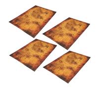 SUPVOX 4pcs Boy Girl's Board Game Treasure Maps Pirate Party Accessory Intricate Paper Maps for Engaging Treasure Hunt Activities