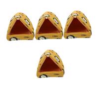 SUPVOX 4pcs Cage Hamster House Nest for Small Pets Hideout for Dwarf Hamsters and Chinchillas -ready Comfort