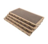 SUPVOX 4pcs Cat Scratching Mat Sisal Cat Scratch Pad Corrugated Cardboard Edge Protector for Couch Corner Indoor Claw Scratcher for Nails