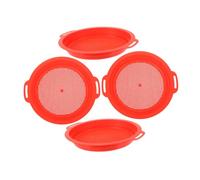 SUPVOX 4Pcs Colorful Plastic Beach Strainers for Outdoor Fun Interactive for Creative Play and Group Activities for Beach Parties and Treasure Hunts