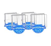 SUPVOX 4pcs Comfortable Bird Breeding Nest Box for Finch Parakeet and Budgie Cozy and Secure Incubation Environment for Optimal Hatching and Chick Care