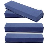 SUPVOX 4pcs Delicate Pen Case with Lid Design and Cloth Material for School Season Decor Convenient for Storing Pens Featuring a Simple and Generous Style or Empty Present Box