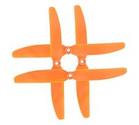 SUPVOX 4pcs Direct Drive Airplane Propellers Orange Hard Replacement Props for Aircraft Easy to Install for Park Fly Applications