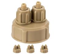 SUPVOX 4pcs DIY Bottle Caps for Aquarium Reactor Portable Bottles Lids Replacement Convenient Generator for Fish Tank Carbon Aquarium Supplies and Accessory