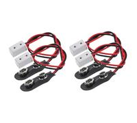 SUPVOX 4pcs Doll House Miniature Light Power Supply Wire for Battery Connection Mini Lamp Wire Accessory Use in Miniature Scenes