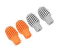 SUPVOX 4pcs Drumstick Mute Covers Silent Tips for Drumstick Professional Protectors Drum Stick Head Protective Covers for Percussion Instrument Supplies and Practice Pad Drum Kit Use