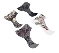 SUPVOX 4pcs Electric Guitar Pickguard Scratch Plates, Abs Material Protective Pick Guards with Easy Installation, Fancy Style Suitable for Electric and Acoustic Guitar
