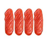 SUPVOX 4pcs Fake Hot Dog: Simulated Food Props Lifelike Artificial Food Sausage Model for Home Kitchen Display Party Decoration Photography
