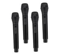 SUPVOX 4pcs Fake Microphone Realistic Prop for Speech Practice Role Play Party Favors Boys Lightweight Bright Colors Stimulate Creativity