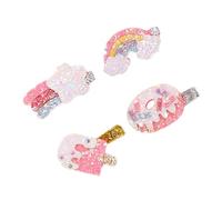 SUPVOX 4pcs Glitter Hair Clip Boys and Girls Hair Accessories for Girls and Women Sequin Barrette for Party