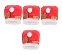 SUPVOX 4pcs Guinea Pig Nest Warm Cotton Sleeping Bed for Hamsters Chinchillas Small Pets Cozy Hideout Easy to Clean Secure Resting Place for Comfort
