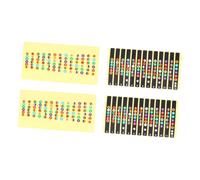 SUPVOX 4pcs Guitar Fretboard Stickers Scale Chord Notes Decals for Beginner Guitarist for Practice and Learning Fingerboard Random Color
