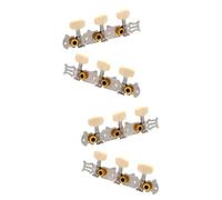 SUPVOX 4pcs Guitar Tuner Button String Tuning Pegs for Classical Guitar Winding Knob Metal Resin Accessories Random Color