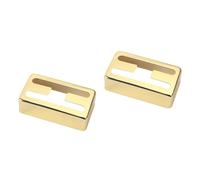 SUPVOX 4pcs h Hole Pickup Cover for Guitar Golden Metal Accessory Elegant Design Construction Replacement for Electric Guitar Pickups
