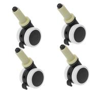 SUPVOX 4pcs High Chair Replacement Wheels Plastic Caster Wheels for Dining Chairs Smooth Silent Movement Heavy Duty Load Bearing Compatible with Highchairs Random Color