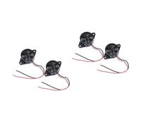 SUPVOX 4pcs High Decibel Continuous Sound Alarm Wires Electronic for Industrial Use Loud Alert Low Power Consumption
