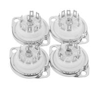 SUPVOX 4pcs High-temperature Pcb Tube Socket Replacement for Amplifier Multimodel Compatible Audio Repair Parts