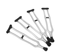 SUPVOX 4Pcs Inflatable PVC Walking Stick Adjustable Firmness Realistic Prop for Stage Performances Halloween Party Prank Accessory Silver