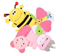 SUPVOX 4pcs Little Babybum Bath Shower Accessories Born Cartoon Bath Gloves Boy Girl Body Cleaning Gloves Random Style