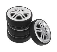 SUPVOX 4pcs Luggage Wheels Replacement Rubber Swivel Caster for Suitcase Trolley Spare Wheels Luggage Repair