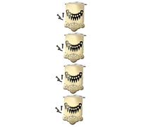 SUPVOX 4pcs Mandolin Supplies Metal Tailpiece String Unique Design Mandolin Part String