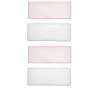 SUPVOX 4pcs Manicure Storage Boxes Nail Kit Storage Case Pvc Material Easy to Clean for Professional Use and Dressing Table