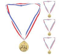 SUPVOX 4pcs Metal Boxing Medals - Gold Sports Competition Trophy Awards - Zinc Alloy Winner Medal With Lanyard - Student Boxing Tournament Prizes For Game Parties Events