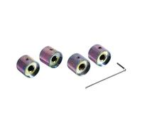 SUPVOX 4pcs Metal Guitar Knobs Precision Electric Volume Control Knobs for Bass and Electric Guitars Durable and Compatibility for Enhanced Performance