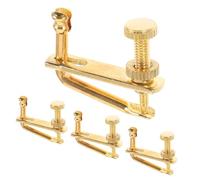 SUPVOX 4pcs Metal Violin String Adjusters Durable Fine Tuners for Violins Lightweight Easy to Install Accessories for All Skill Levels