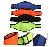SUPVOX 4Pcs Microphone Waist Belts with Diving Fabric Comfortable Fit Lightweight Mic Pouches for Fitness Instructors Yoga Cycling Public Speaking