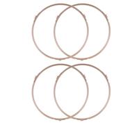 SUPVOX 4pcs Microwave Turntable Holder Set 1.4cm Small Rollers, round Glass Plate Support Rack Compatible Microwave Oven Plates for Kitchen Heating and Rotating