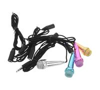 SUPVOX 4pcs Mini Microphone Wired Mobile Phone Microphone for Recording Accurate Vocal Reproduction Plug and Play Handheld Mic Compatible with Smartphone Vlogging Podcasting