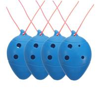 SUPVOX 4Pcs Mini Ocarina for Beginners Lightweight Musical Instrument for Easy to Learn Classical Practice Ocarina with Stable Material and Smooth Surface Random Color