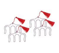 SUPVOX 4pcs Music Sheet Clip Metal Music Book Holder Score Holder Easy to Use Page Clamp Notebooks Magazines Newspapers