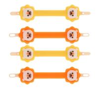 SUPVOX 4PCS Nail Cleaner and Ear Nose Cleaner Set with Fun Lion Design Safe Grooming Kit for Newborn Hygiene Portable and Gentle Wax Remover Tool for Home Use